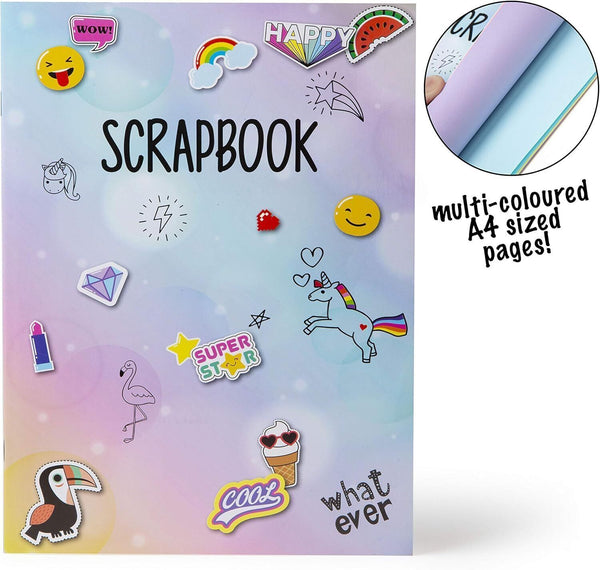 abeec Scrapbook Kit for Kids 5+ - Stickers, Glitter, Gems & More