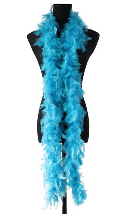 2m Colorful Feather Boa, Fancy Dress Feather Boa for Women & Girls, Party Wear