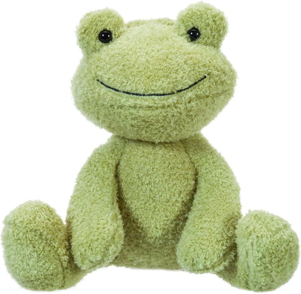 Apricot Lamb Plush Velvet Green Frog Stuffed Animal 8.5”