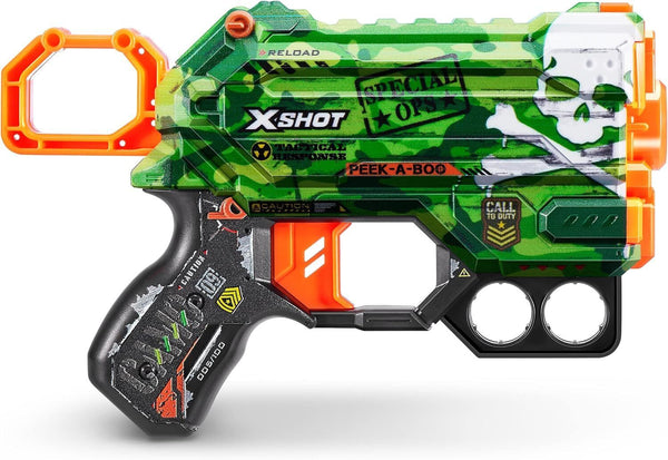 XSHOT 36554 X-Shot Skins Dread Menace (2 Pack) Foam Blasters (48 Darts), Mix Co