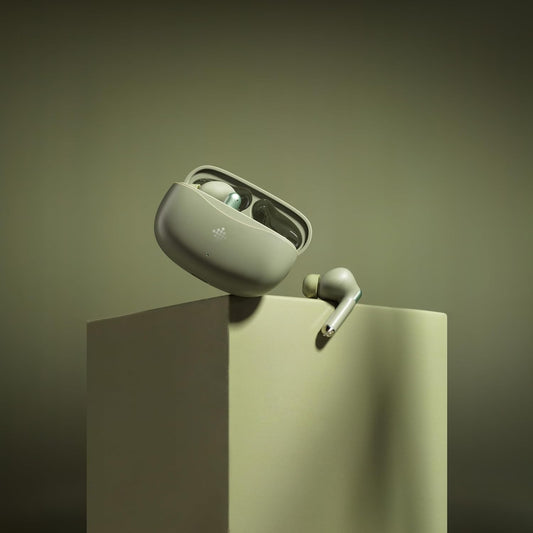 Intempo Wireless Bluetooth Noise-cancelling Headphones Olive