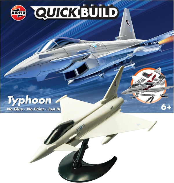 Airfix J6002 Quick Build Eurofighter Typhoon Model Kit  Detailed Aircraft