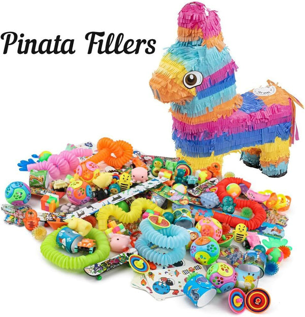 120PCS Assorted Party Bag Toys Children Kids Gift Favor Pinata Fillers Toys