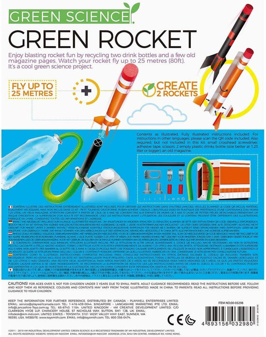 Green Science Green Rocket - Great Gizmos -  Education Kids Learning Toy