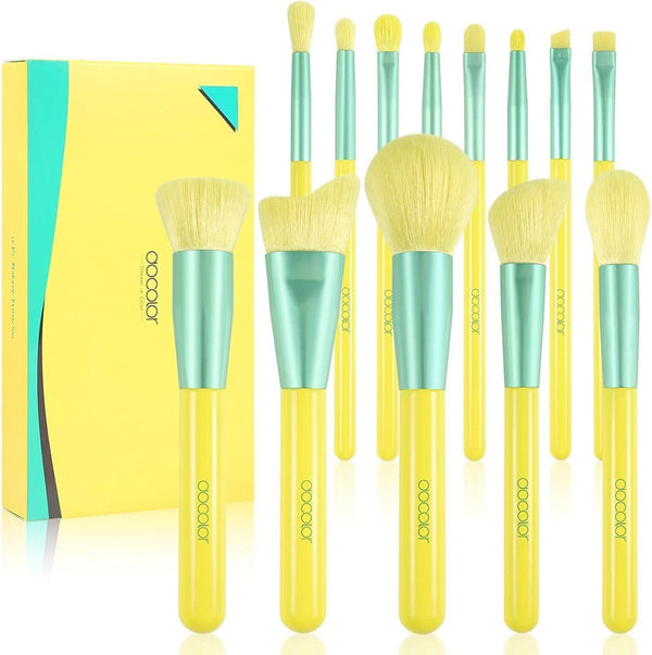 Docolor 13-Piece Makeup Brush Set, Professional Brushes with Gift Box