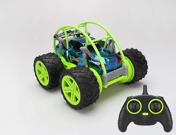 2.4G 4 Channel Spinning R/C Stunt Car - Green Remote