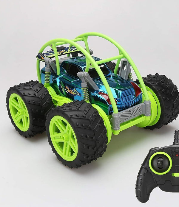 2.4G 4 Channel Spinning R/C Stunt Car - Green Remote