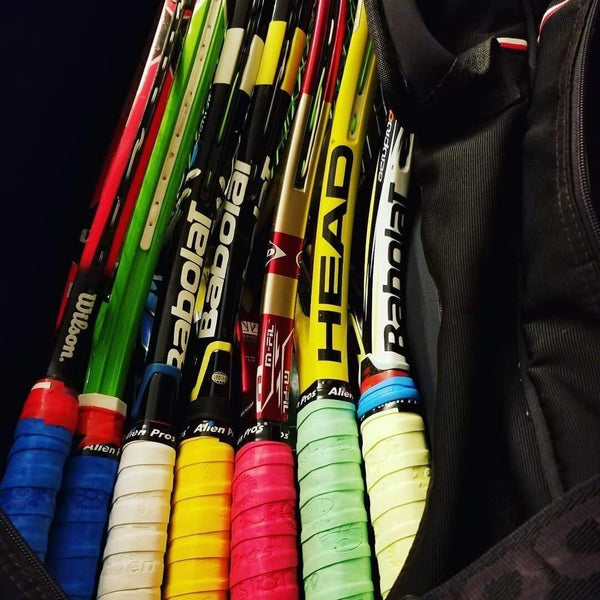 Alien Pros Tennis Grip Tape (6 Grips), Precut & Dry Feel for High Performance