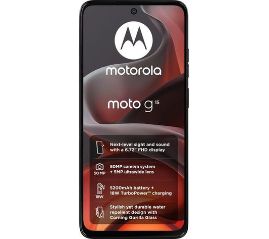 MOTOROLA Moto G15 Grey - Unlocked & Sim Free Smartphone