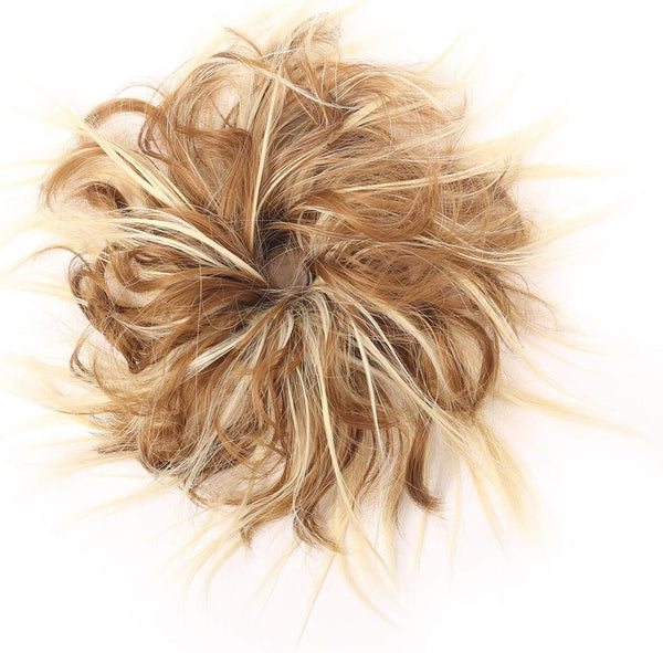 Tousled Updo Thick Scrunchies Messy Bun Hair Piece Ponytail Extensions Chignon