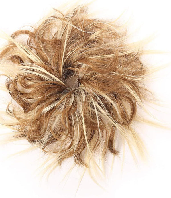 Tousled Updo Thick Scrunchies Messy Bun Hair Piece Ponytail Extensions Chignon