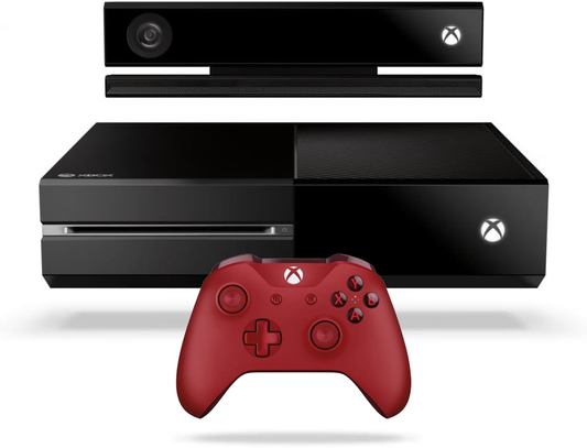 Microsoft Xbox One 500GB Console - Black -with Red Controller