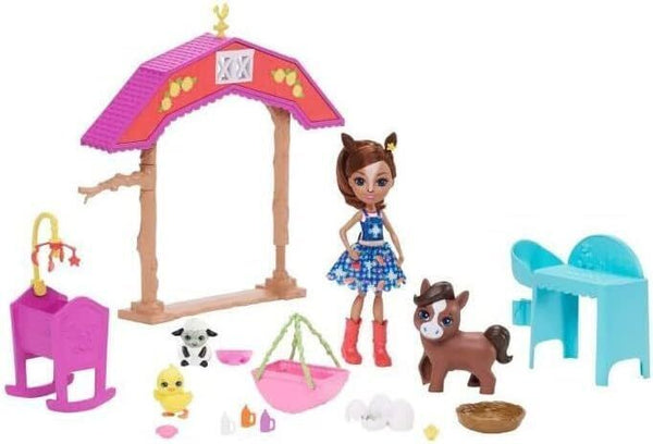 Mattel-enchantimals Playsset Farm Nursery-barnyard Nursery-26x33cm New