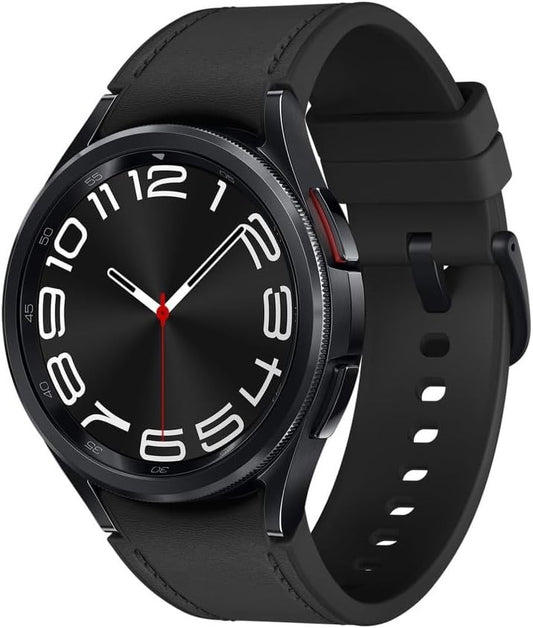 Samsung Galaxy Watch6 Classic (BT, 43mm) Black Aluminium Case + Black Strap