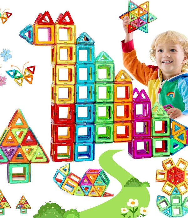 Magnetic Building Blocks Tiles Set Kids Toys Educational Construction 38PCS New