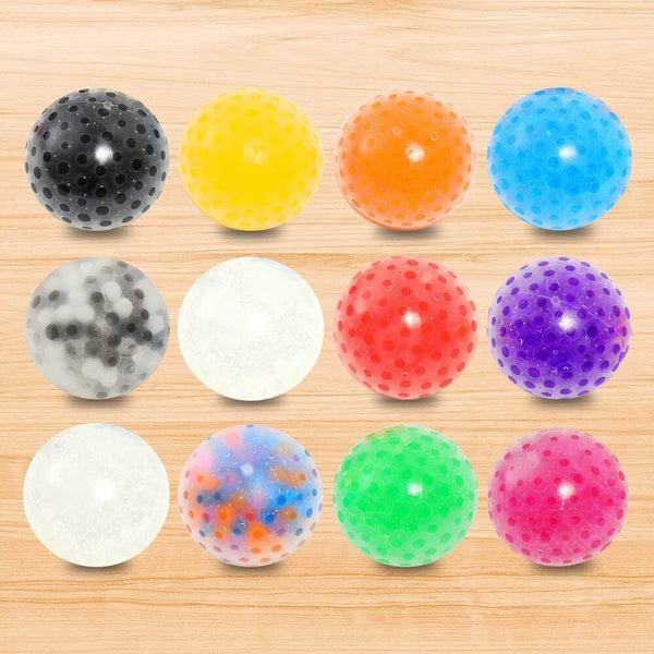 12 Pack Sensory Stress Balls, Fidget Toys for Kids & Adults, Stress Relief Set