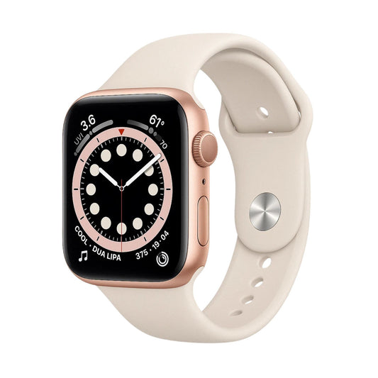 Apple Watch Series 6 (Gps, 40mm) Gold Aluminium Case + Starlight Strap