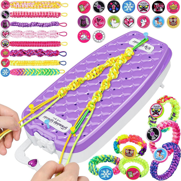 Friendship Bracelet Making kit - Arts and Crafts for Kids - Ages 6+