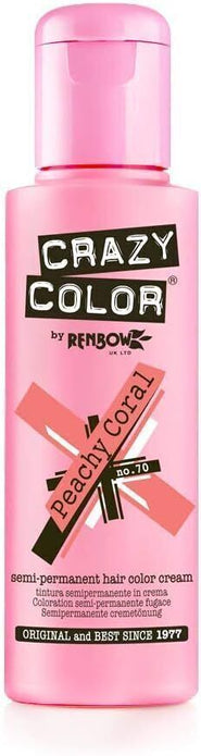 Crazy Color Peachy Coral #70, 100ml