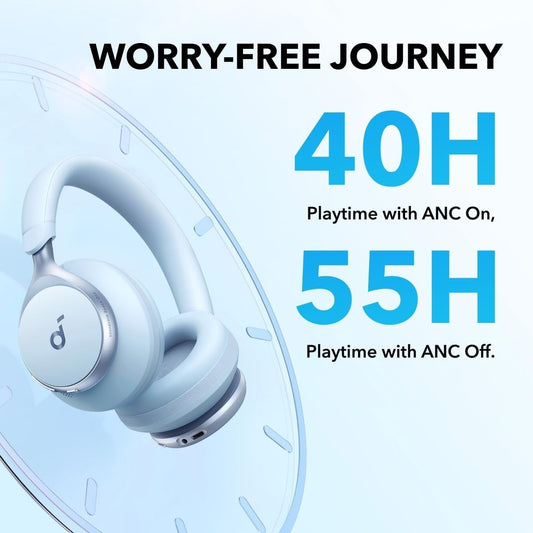 Soundcore by Anker Space One ANC Headphones 40H LDAC Hi-Res Bluetooth 5.3