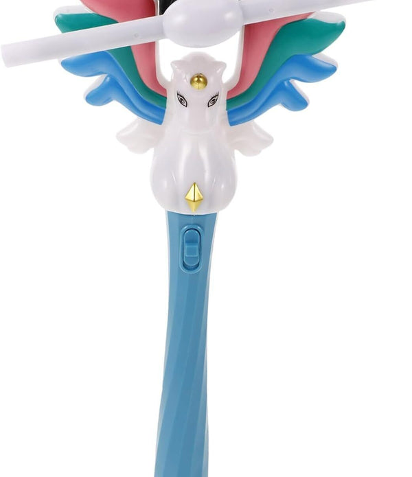 WHAMVOX Light-Up Pegasus Fairy Wand - Rotating Unicorn, LED Flashing Toy