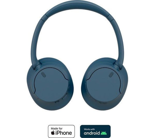 SONY WH-CH720N Wireless Bluetooth Noise-Cancelling Headphones Blue Over-Ear