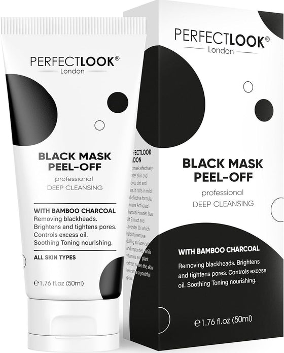 Peel-Off Face Mask for Blackheads & Acne - Activated Charcoal Skincare