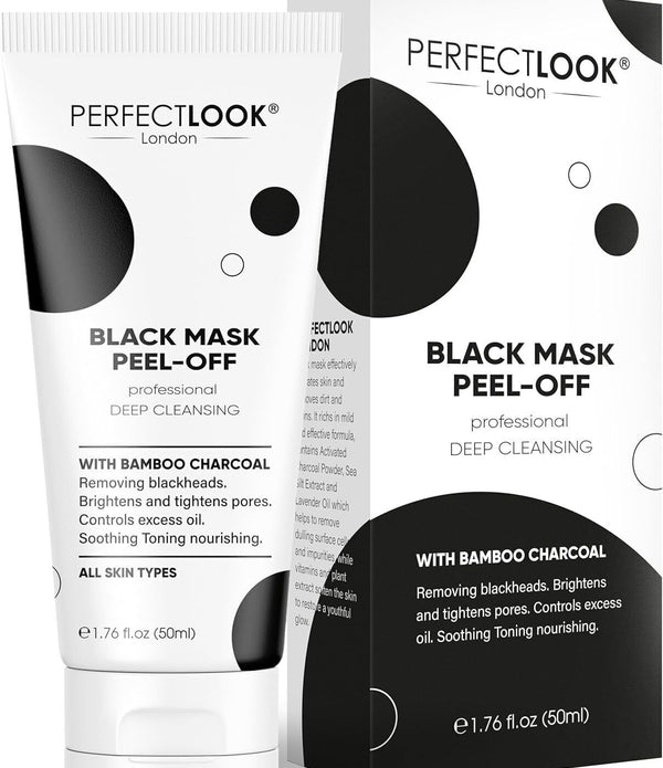 Peel-Off Face Mask for Blackheads & Acne - Activated Charcoal Skincare