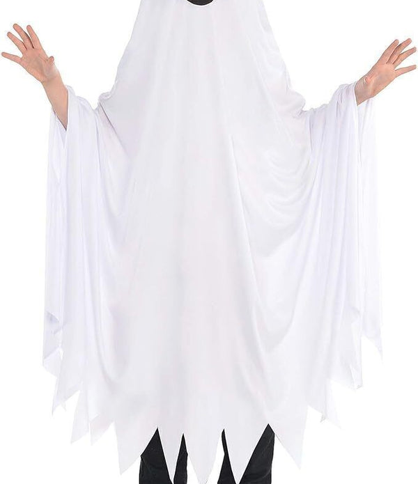 Amscan Ghost Halloween Costume for Kids, One Size, White, Model 848740