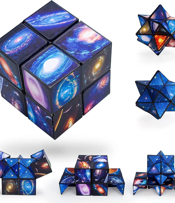 RIKONDA Star & Planet Infinity Cube - Decompression Toy for Kids & Adults