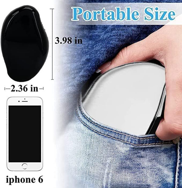 Crystal Hair Eraser � Eco-Friendly Painless Hair Removal Stone (Black)