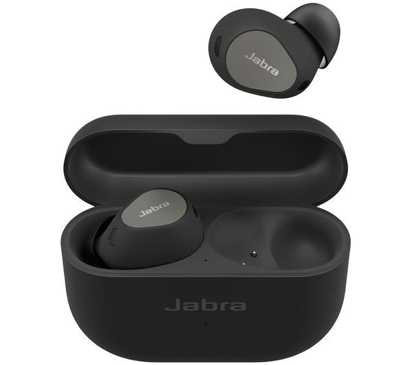 JABRA Elite 10 Wireless Bluetooth Noise-Cancelling Earbuds - Titanium Black