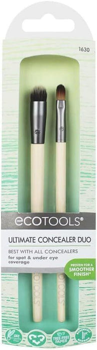 ECOTOOLS Duo Ultimate Concealer Brush Set - 2 Makeup Brushes
