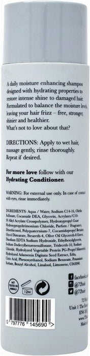 72 Hair Intense Moisture Shampoo For Chemically Treated & Damaged Hair 250ml