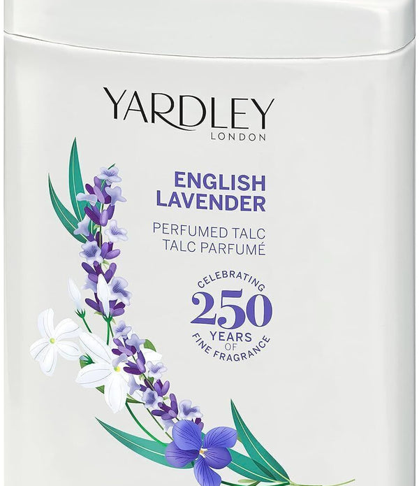 Yardley London English Lavender Perfumed Body Powder 200g Classic Scented Talc