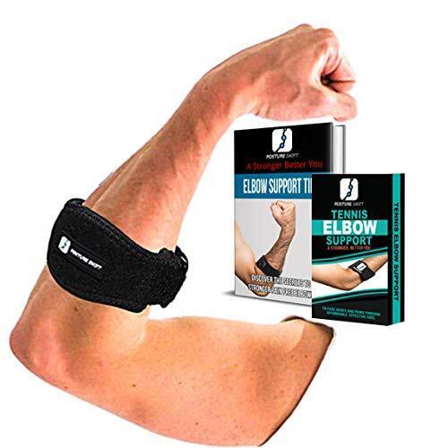 Tennis Golfers Elbow Support Strap Brace Splint Band Epicondylitis Clasp