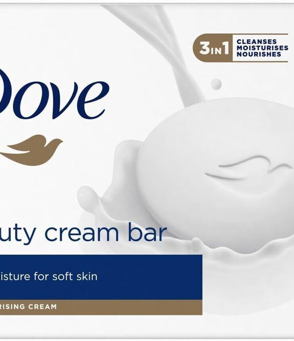 12 x Dove Original Beauty Cream Bar Soap - 3-in-1 Moisturizing Sulfate-Free