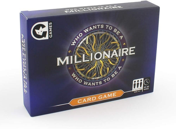 Who Wants to Be a Millionaire Card Game Trivia Family Board Game