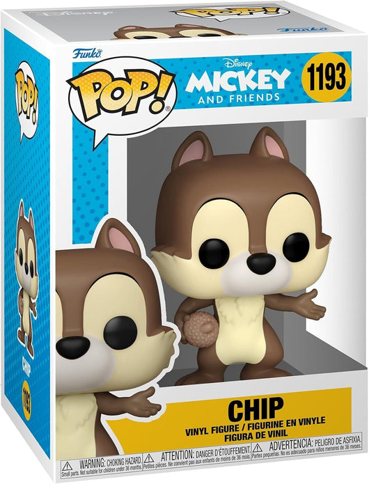 Funko Disney Mickey And Friends - Chip #1193 Pop Vinyl Figure - **DAMAGED BOX**,