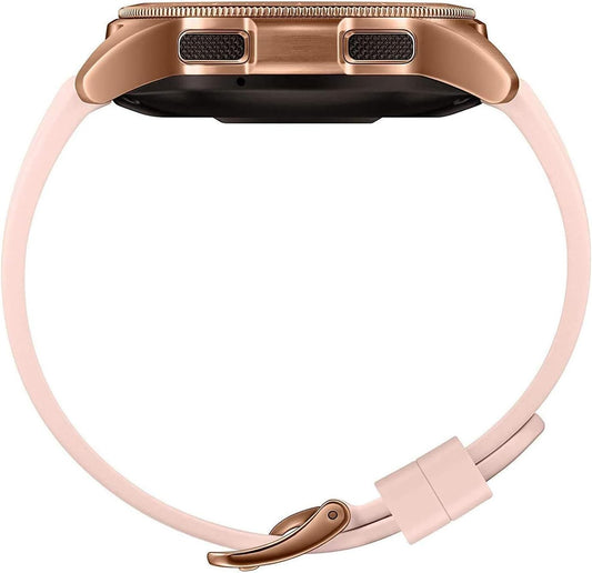 Samsung Galaxy Watch (Cellular, 42mm) Rose Gold Case + Pink Strap