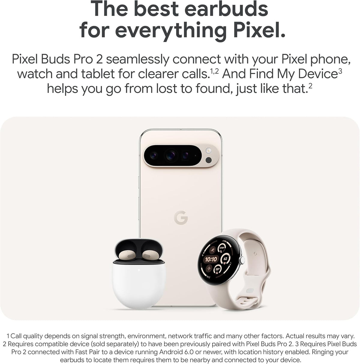 GOOGLE Pixel Buds Pro 2 Wireless Bluetooth Earbuds - Hazel