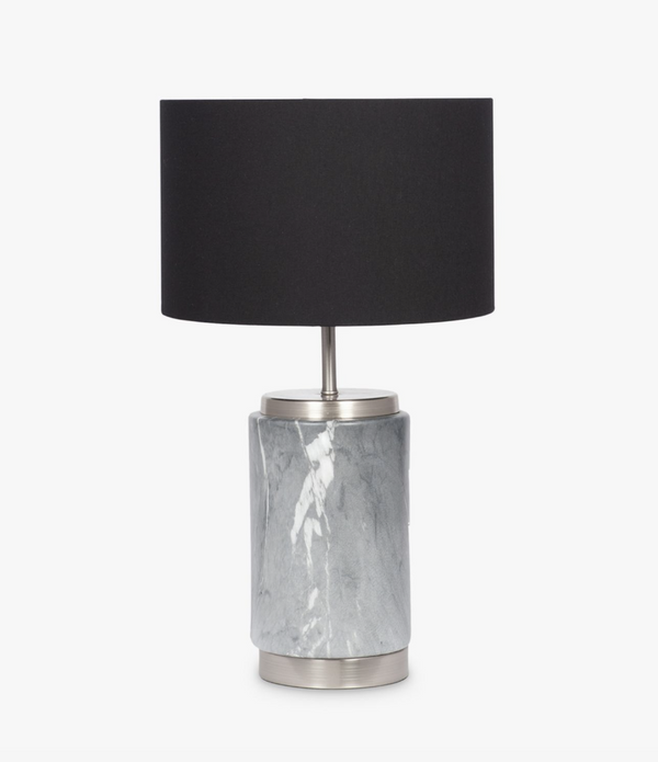 Pacific Lifestyle Mable Effect Table Lamp, Grey, Dimensions: H49xDia.28cm 1.8kg