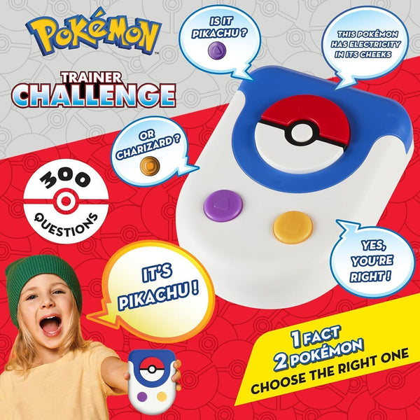Pokemon Trainer Challenge Game - 300 Trivia Questions, Fun for All Ages