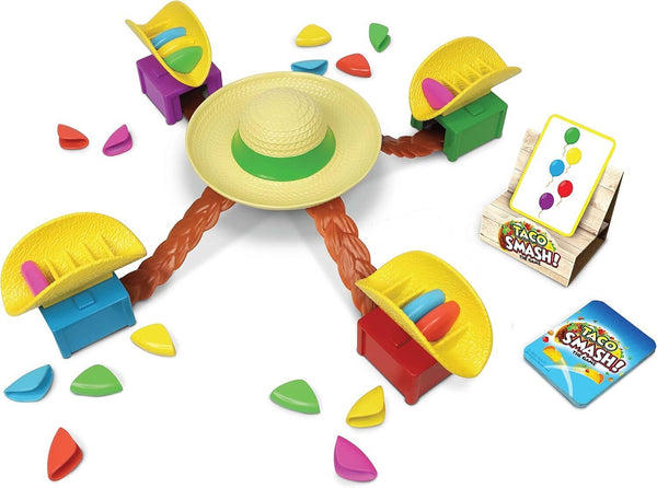 Taco Smash Family Game - Build Taco, Hit Sombrero, Ages 6+