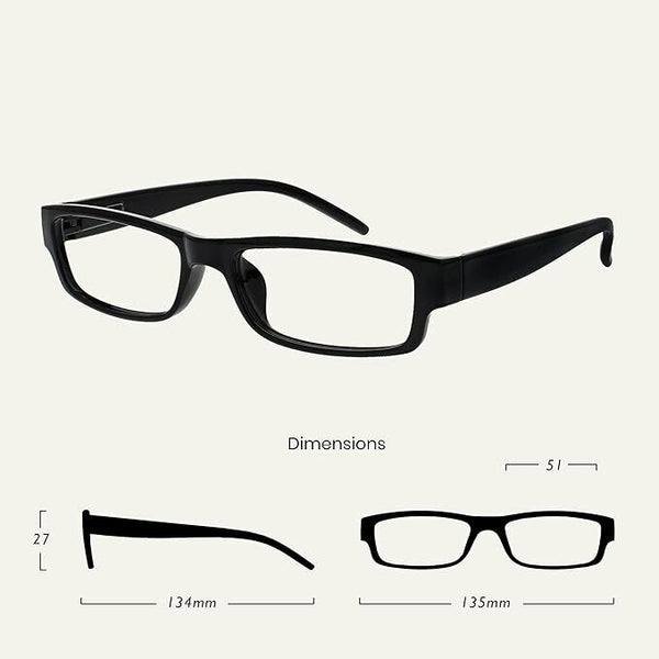 5 Packs Reading Glasses Mens Womens Lightweight +2.0 Black/Black/Brown/Blue/Grey