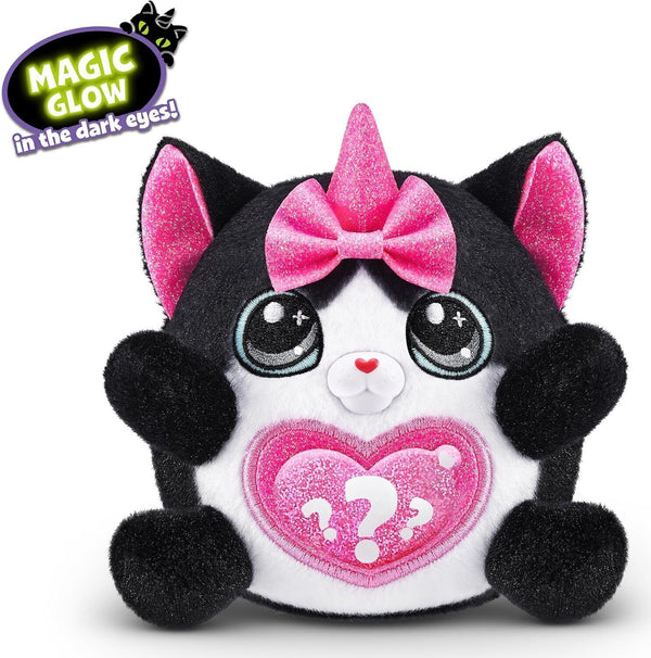 Rainbocorns Kittycorn Surprise Series 2 - Lucky Black Cat Plush, 10, Ages 3+