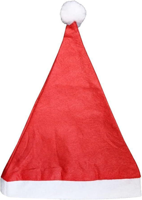 Ram 12 PCS Christmas Santa Hat Party Fancy Dress Red