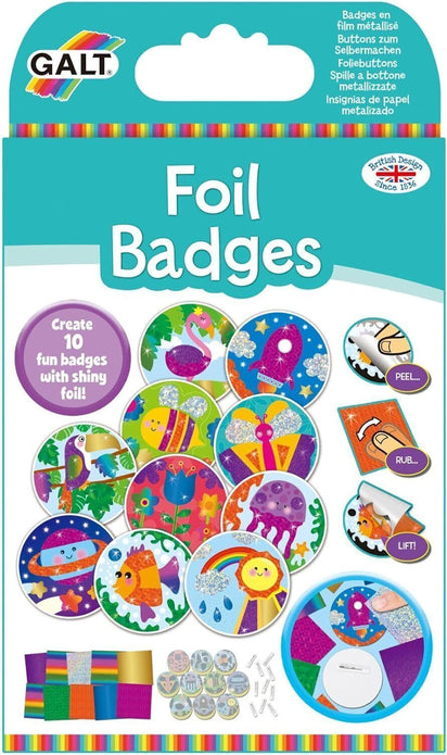 Galt Toys, Foil Badges - Creative Craft Kit for Kids, Children,  Ages 6 +