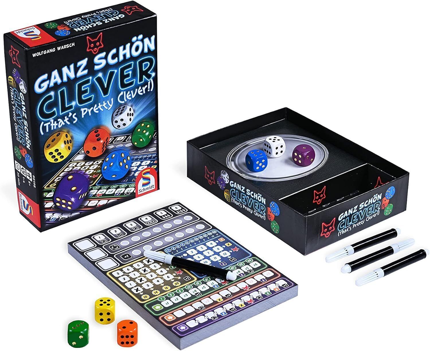 Ganz Schön Clever Dice Game - Strategy, Fun for Adults & Teens