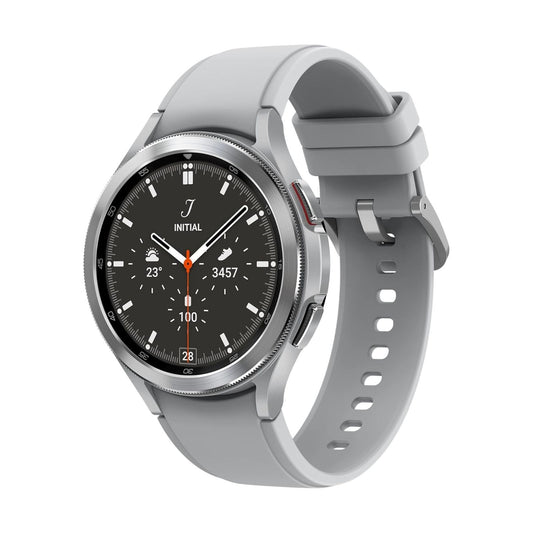 Samsung Galaxy Watch4 Classic (LTE, 46mm) Silver Stainless Steel + Silver Strap